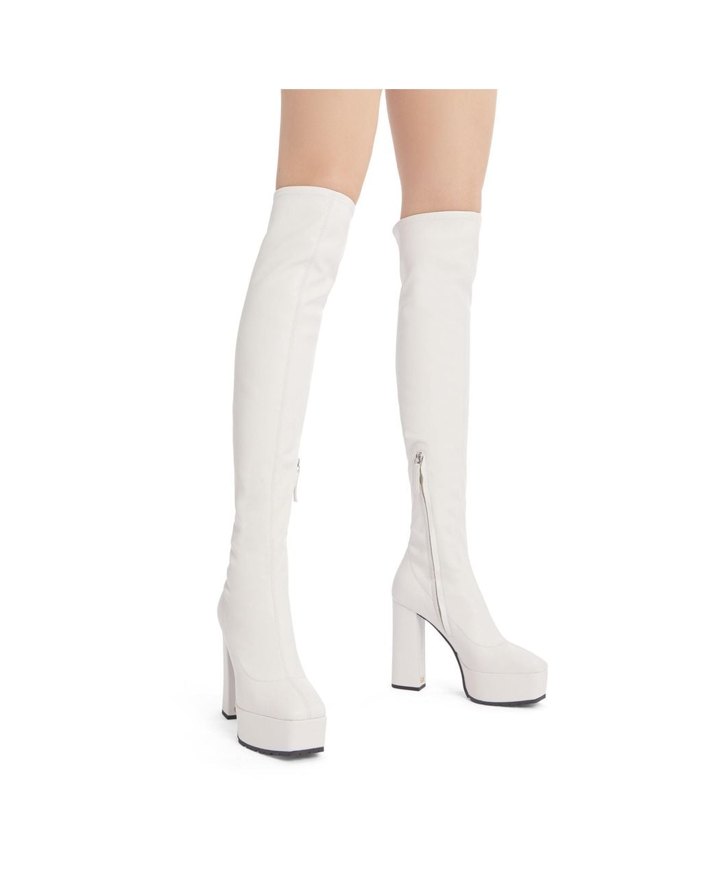 Giuseppe Zanotti White Morgana Boot