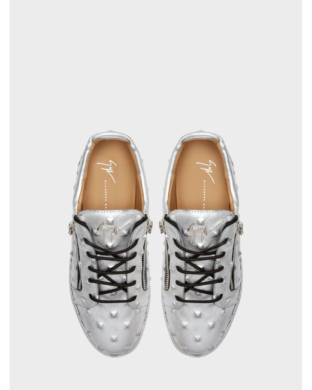 Giuseppe Zanotti White Frankie Low Top for men