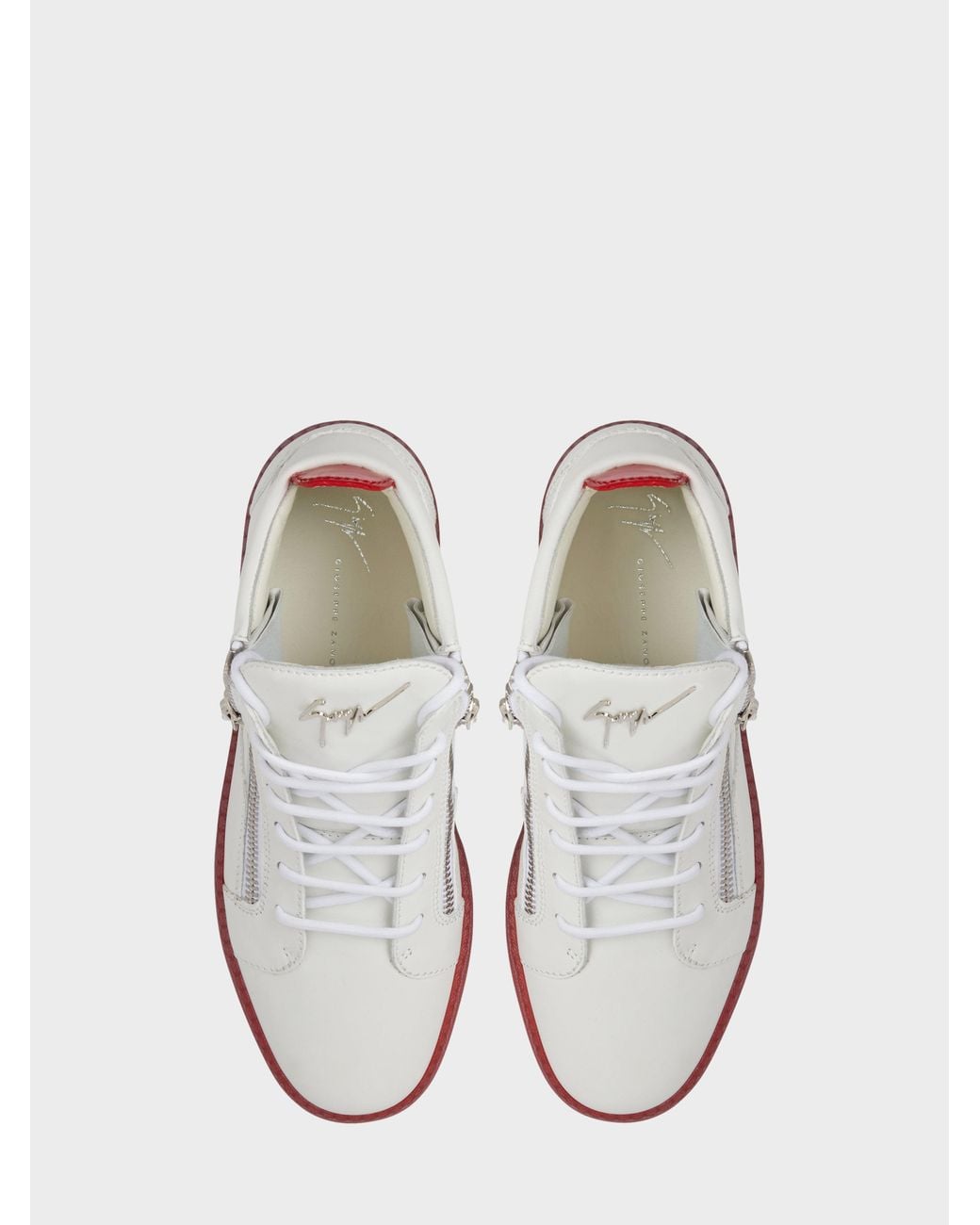 Giuseppe Zanotti White Kriss Mid Top for men