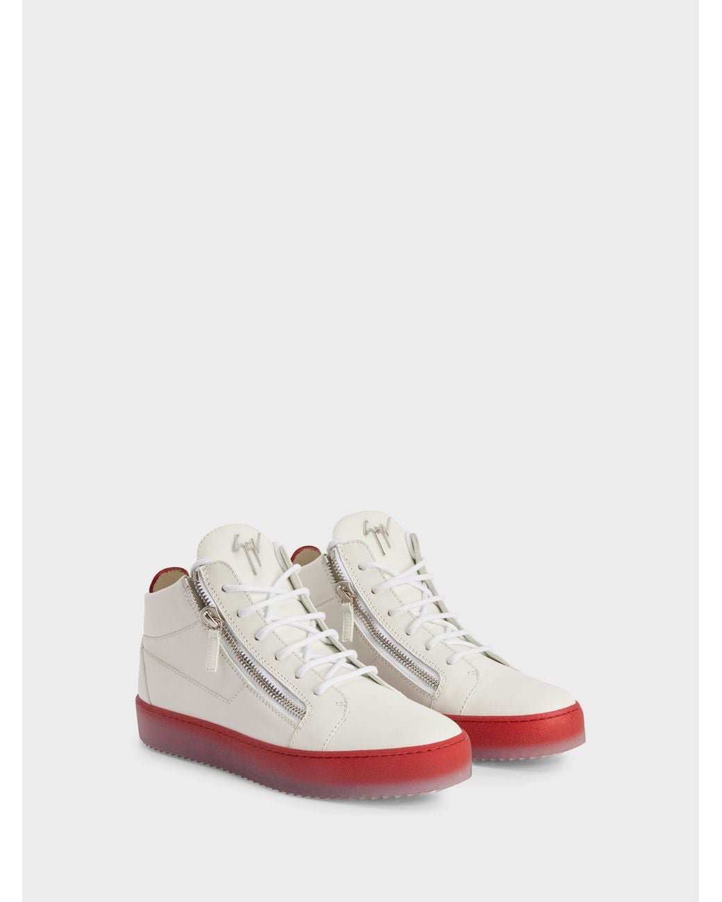 Giuseppe Zanotti White Kriss Mid Top for men