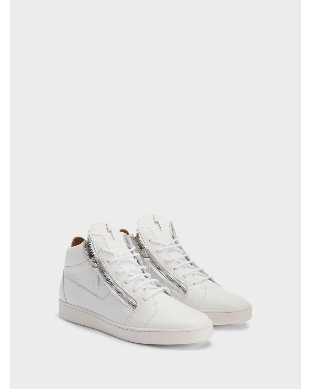 Giuseppe Zanotti White Kriss Mid Top for men