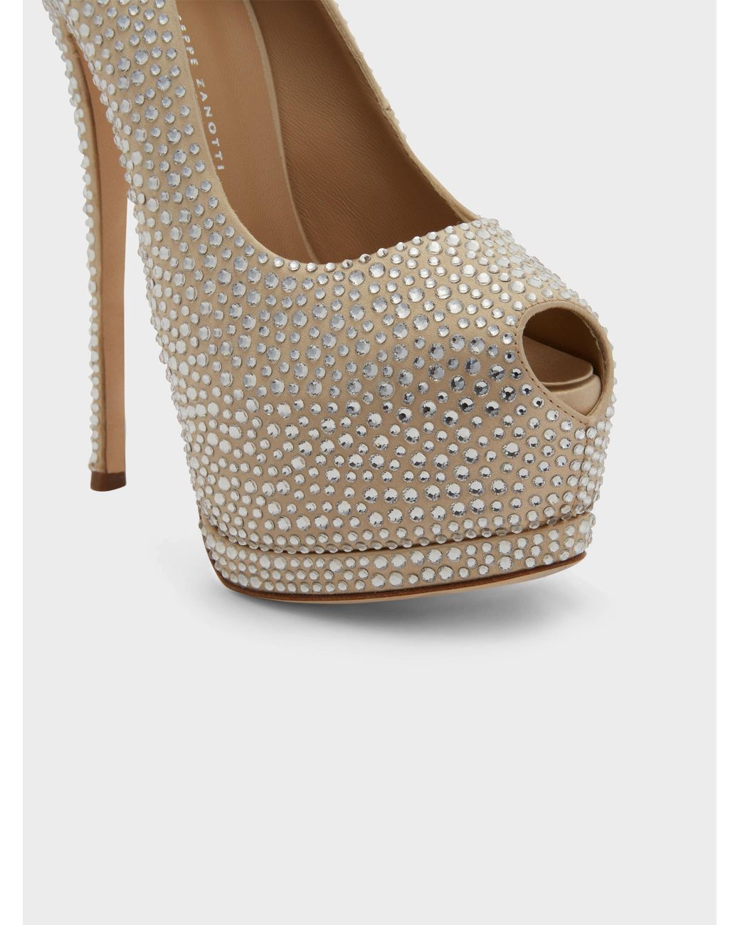 Giuseppe Zanotti White Sharon Open Toe