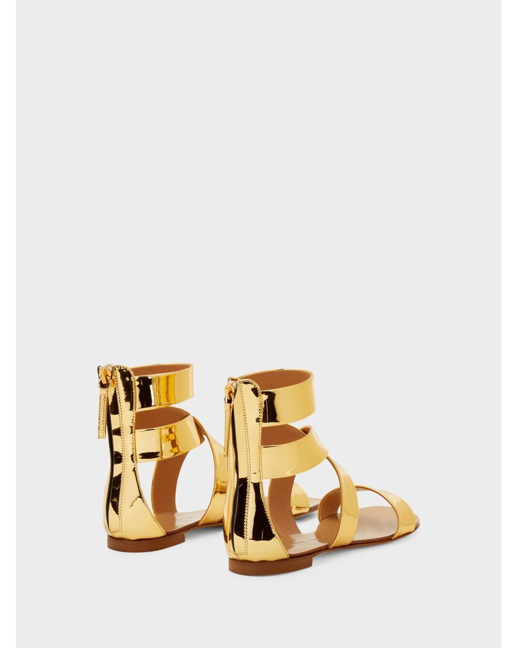 Giuseppe Zanotti Metallic Dory Flat Sandal