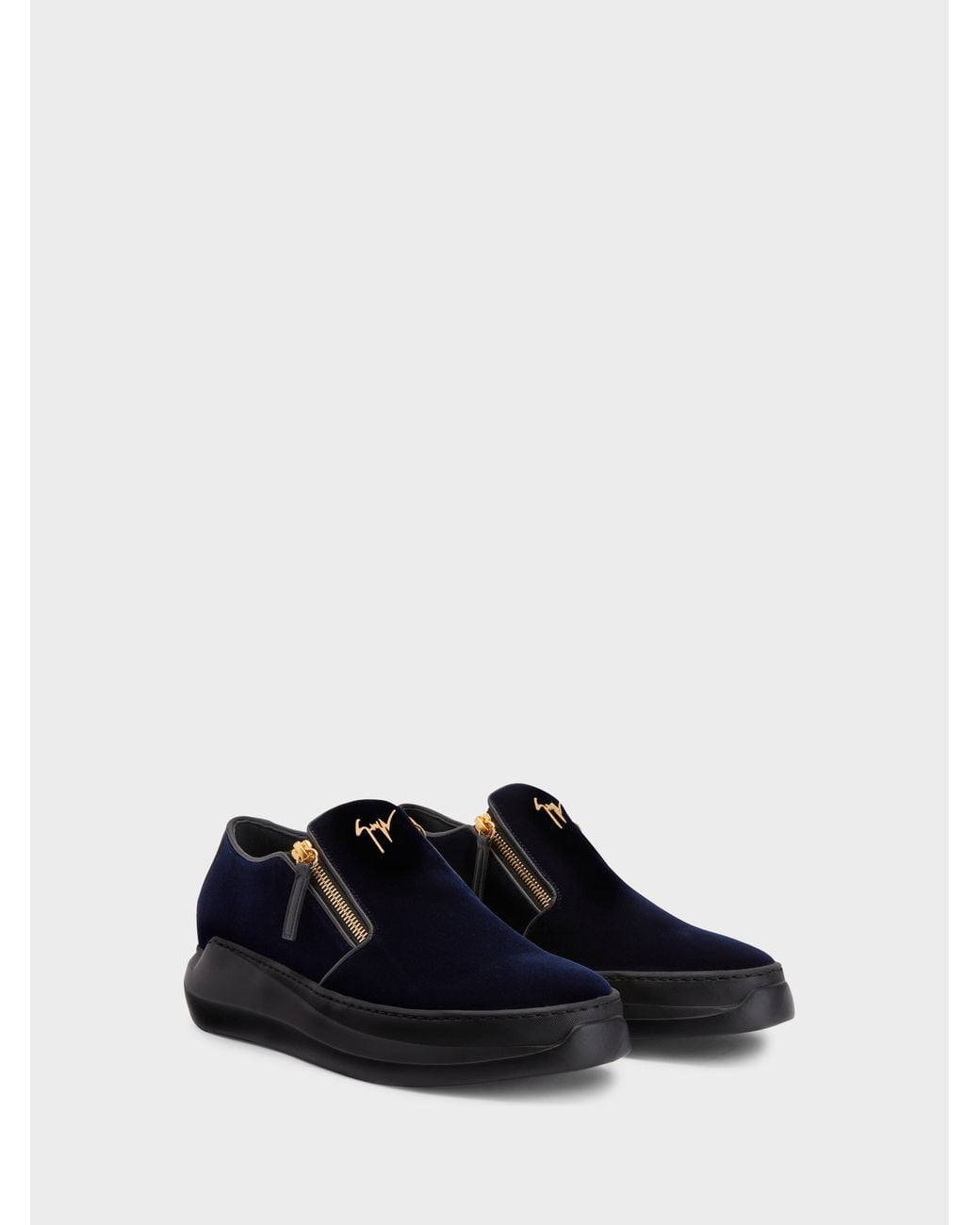 Giuseppe Zanotti White Conley Zip Loafer for men