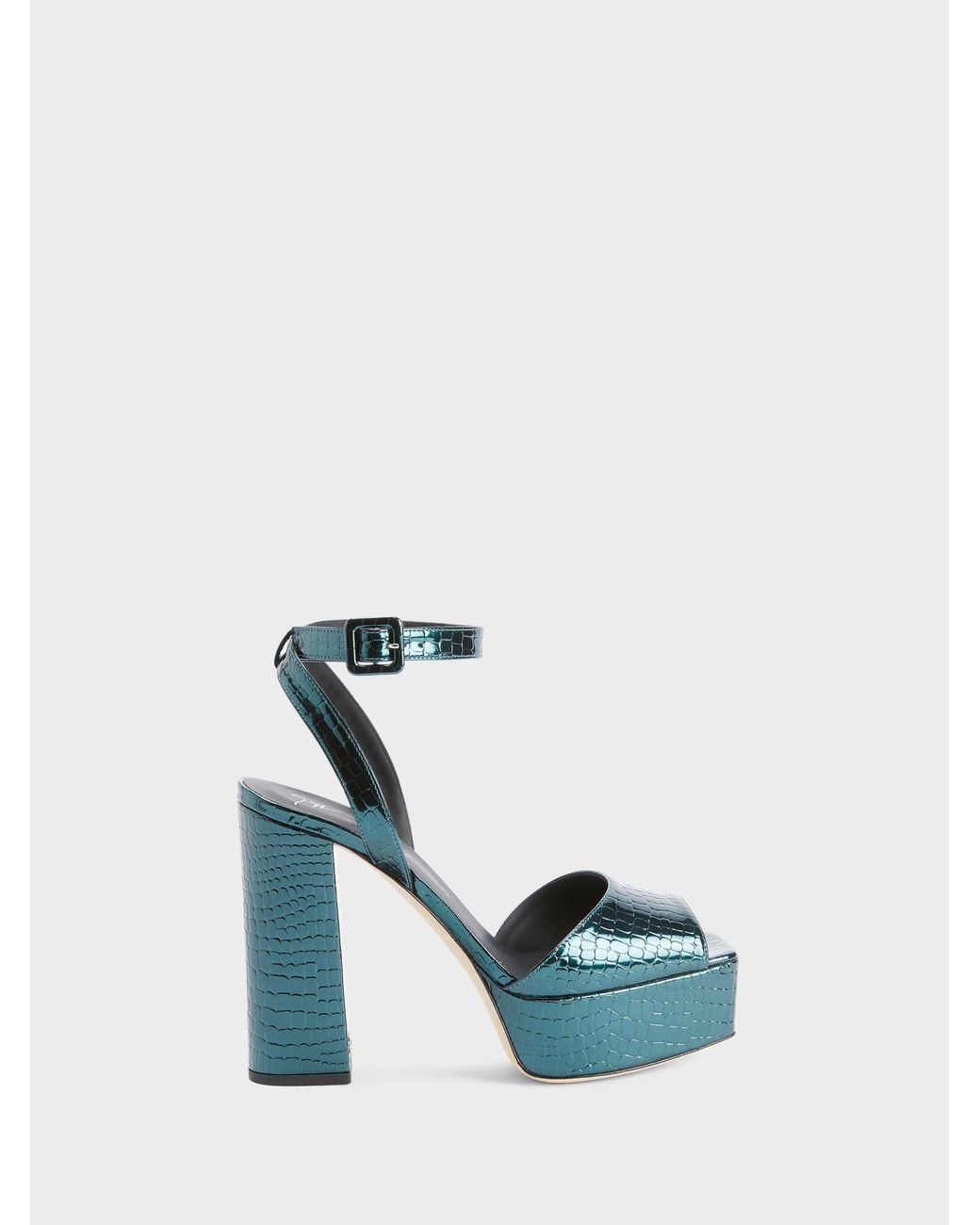 Giuseppe Zanotti Blue New Betty Sandal 120