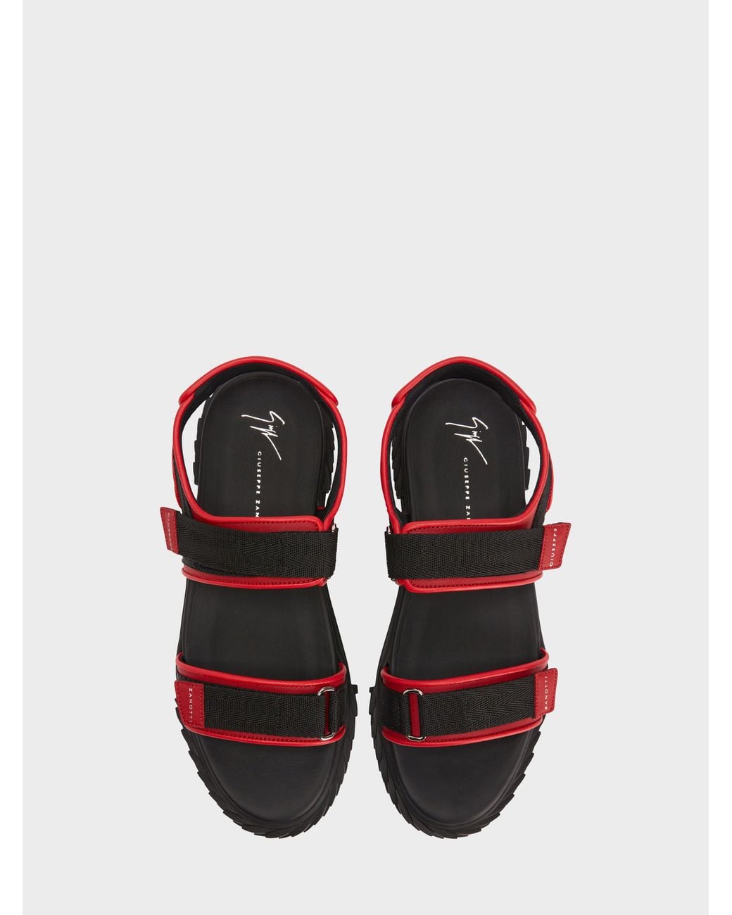 Giuseppe Zanotti White Blabber Gummy Sandal for men