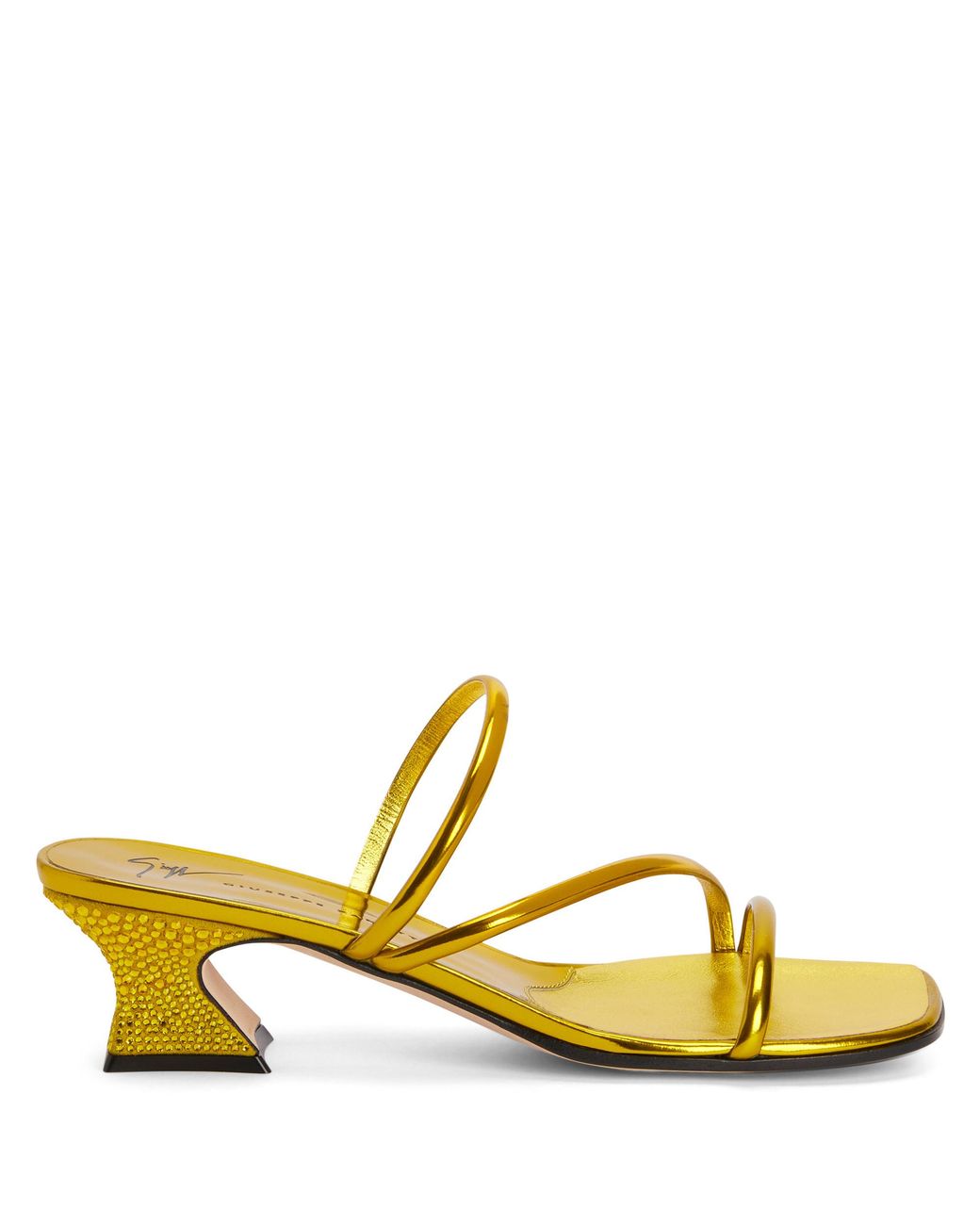Giuseppe Zanotti Yellow Aude Strass