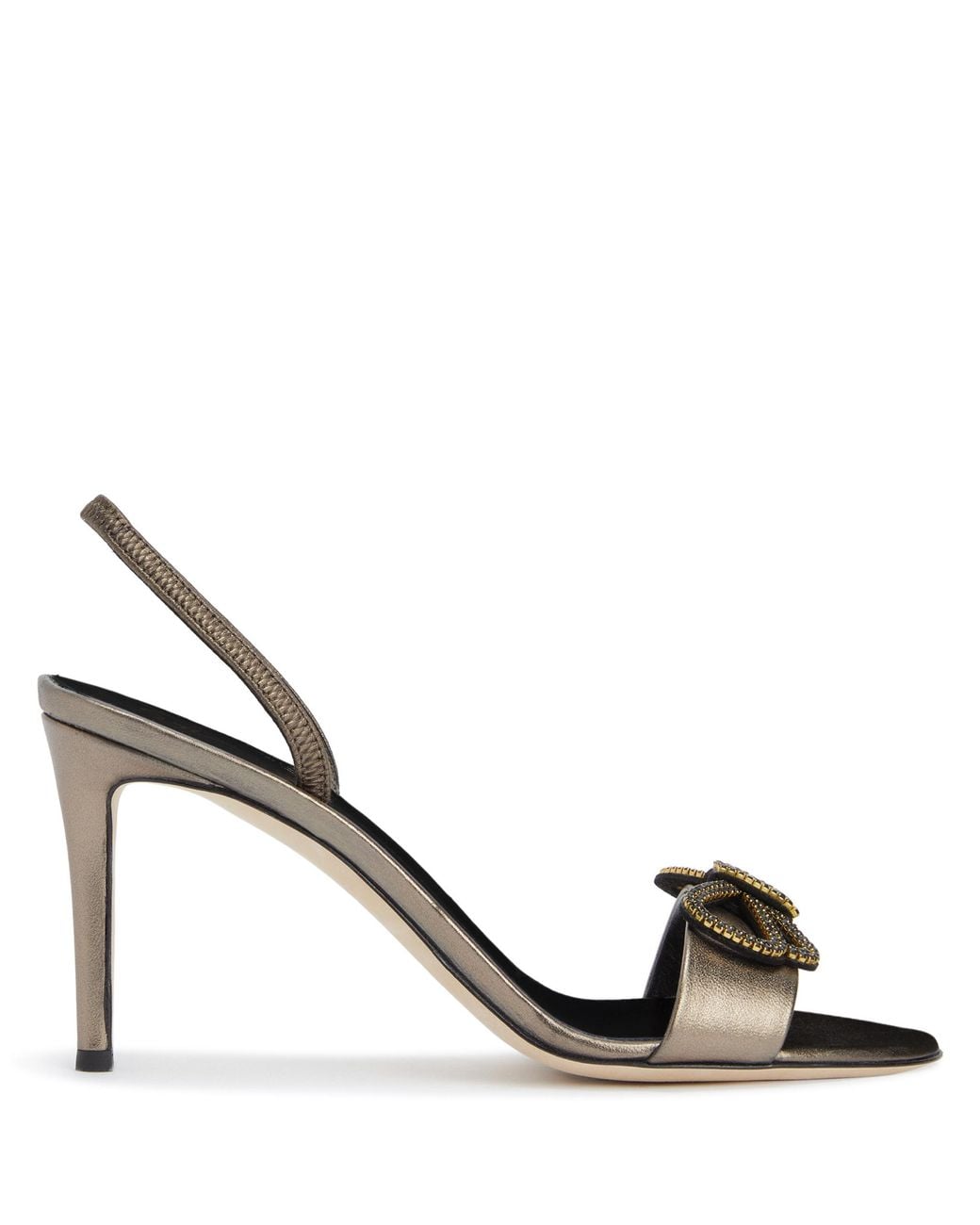 Giuseppe Zanotti Metallic Zari' Sandal