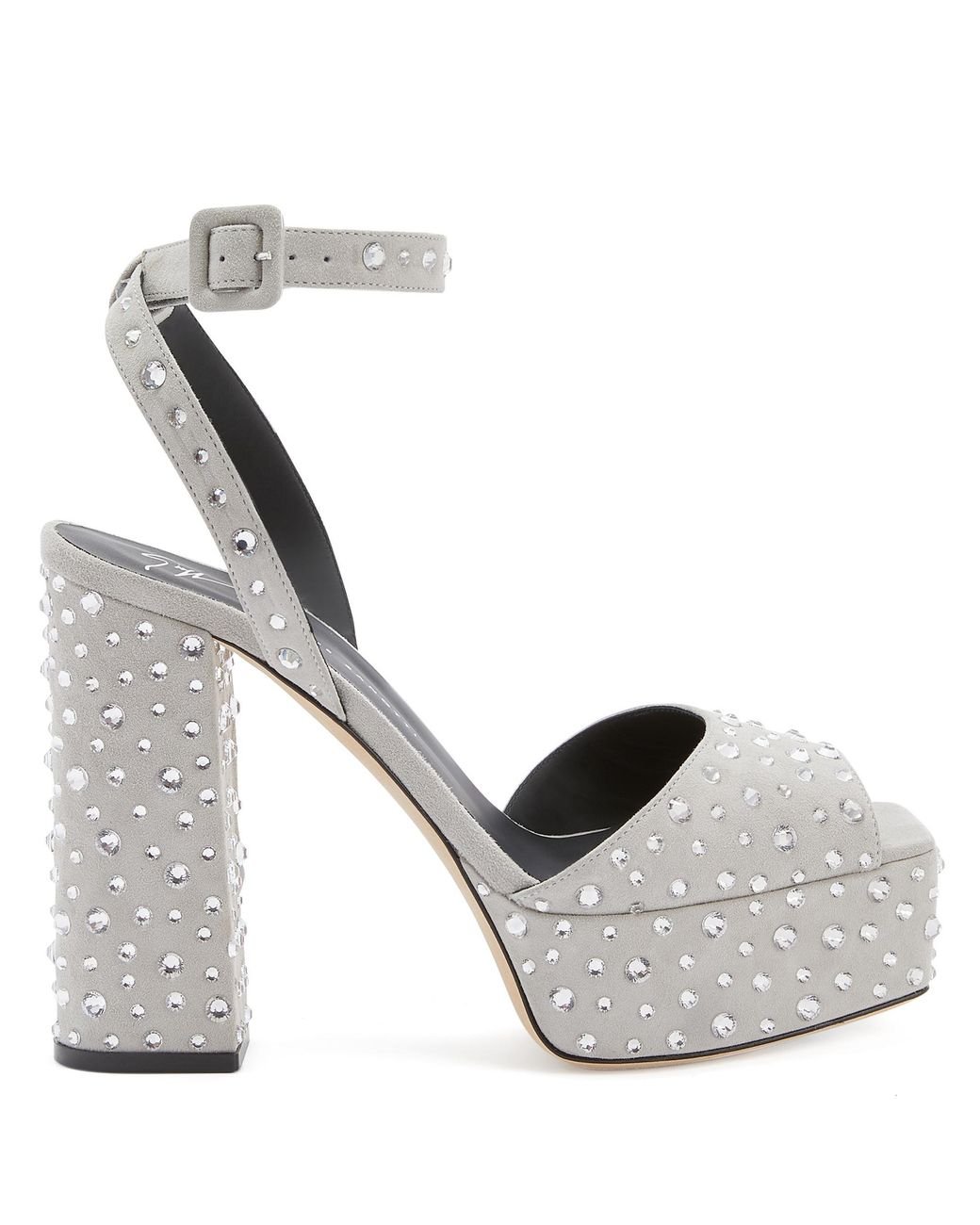 Giuseppe Zanotti White New Betty Sparkle