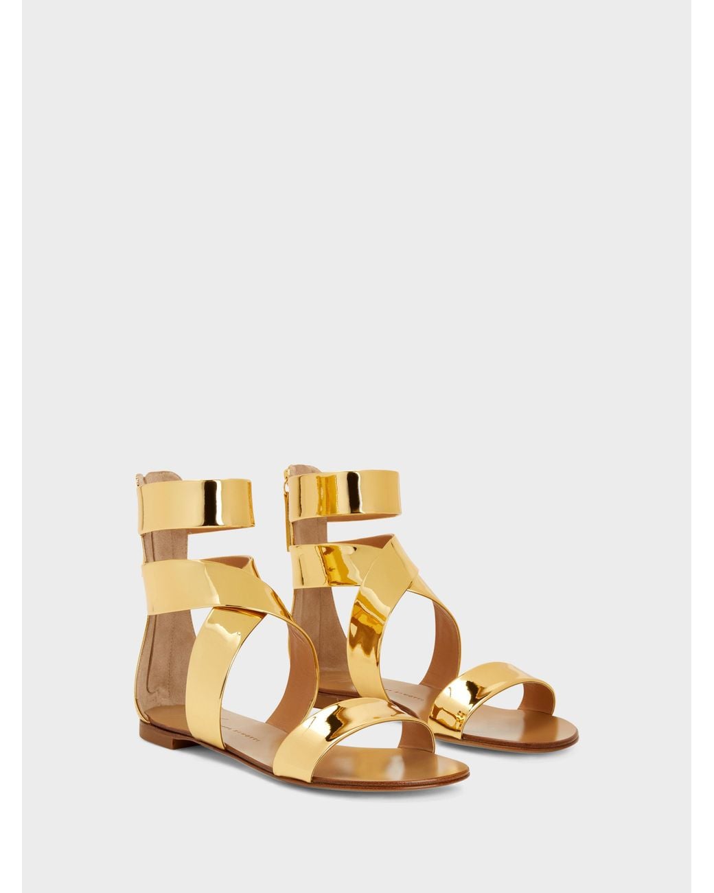 Giuseppe Zanotti Metallic Dory Flat Sandal