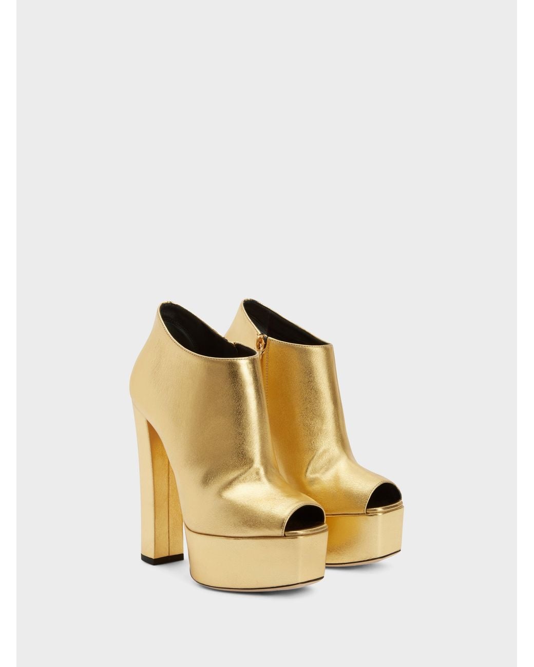 Giuseppe Zanotti Metallic Judith Open Toe