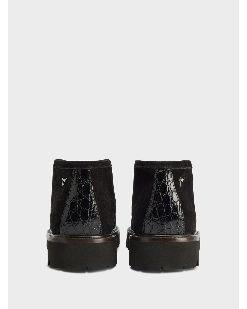 Giuseppe Zanotti Black Rivaux High Lace Up for men