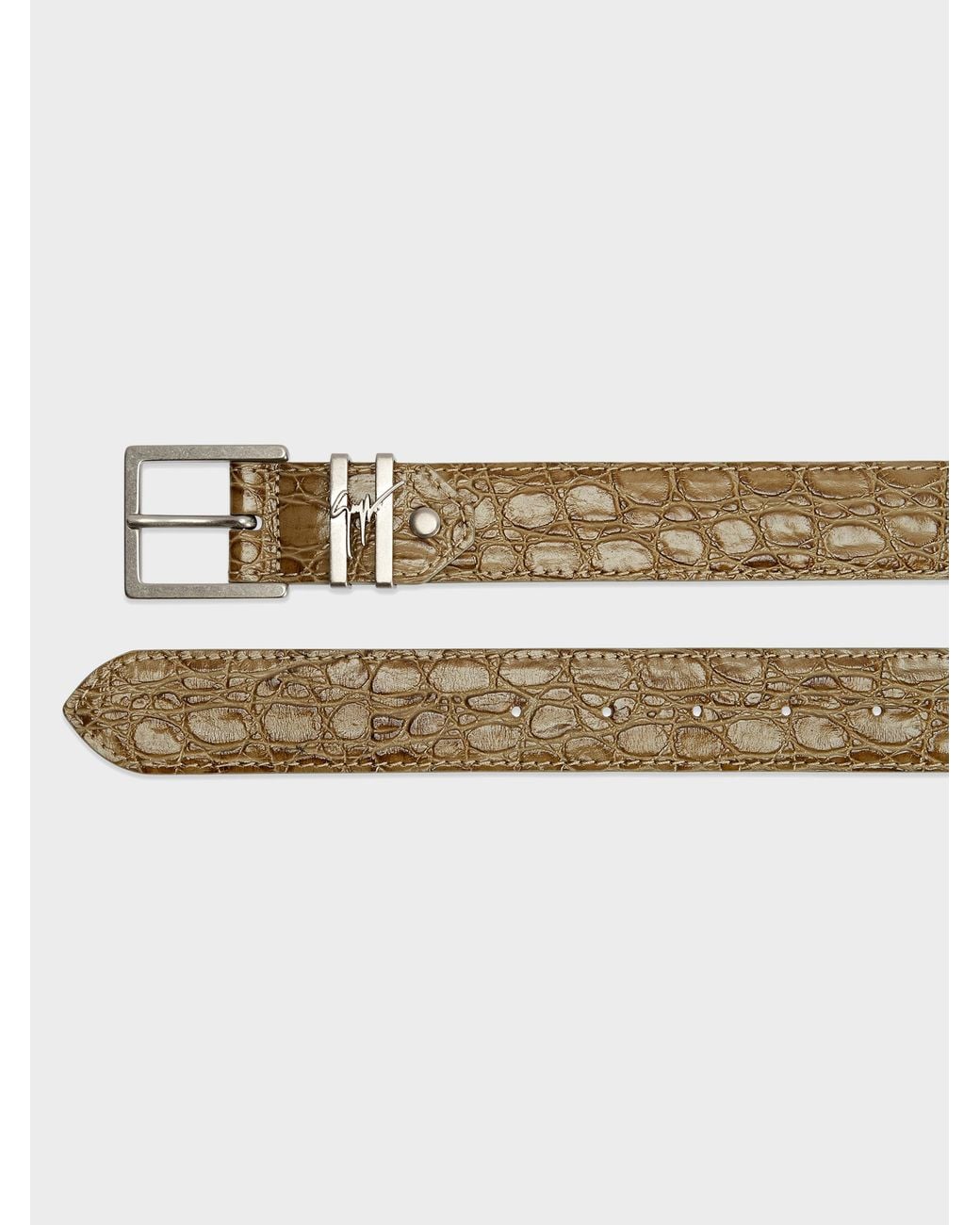 Giuseppe Zanotti Natural Teodore Belt for men