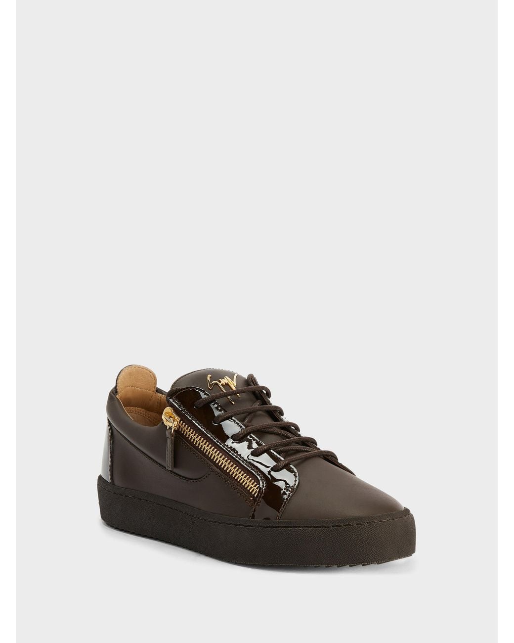 Giuseppe Zanotti Brown Frankie Low Top for men