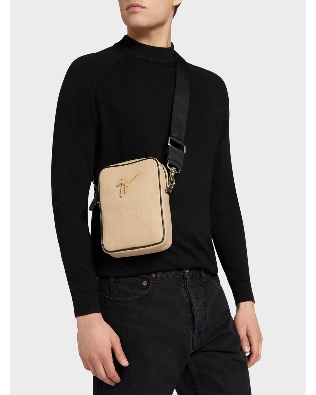 Giuseppe Zanotti Natural Thoby Shoulder Bag for men