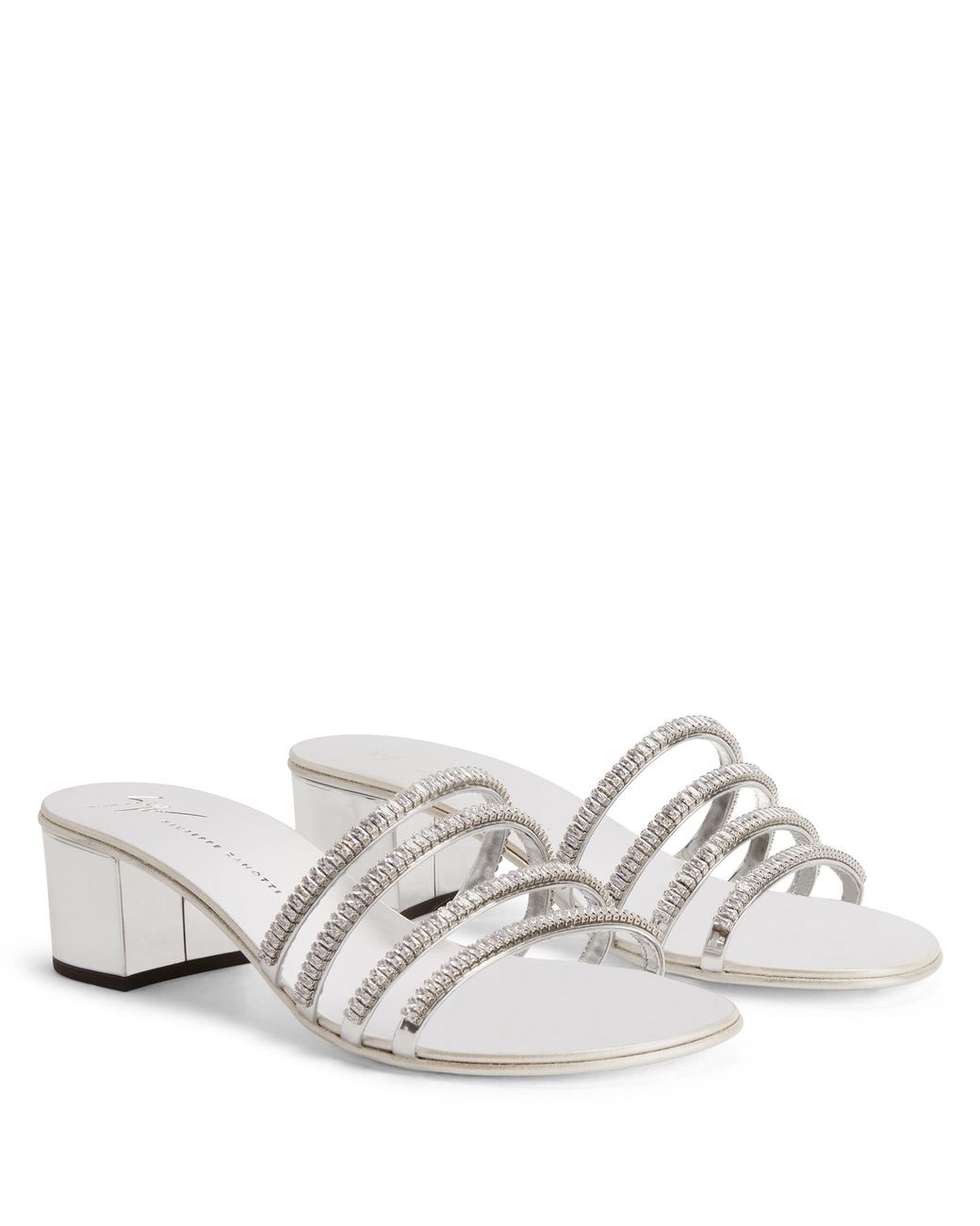 Giuseppe Zanotti White Iride Crystal 40