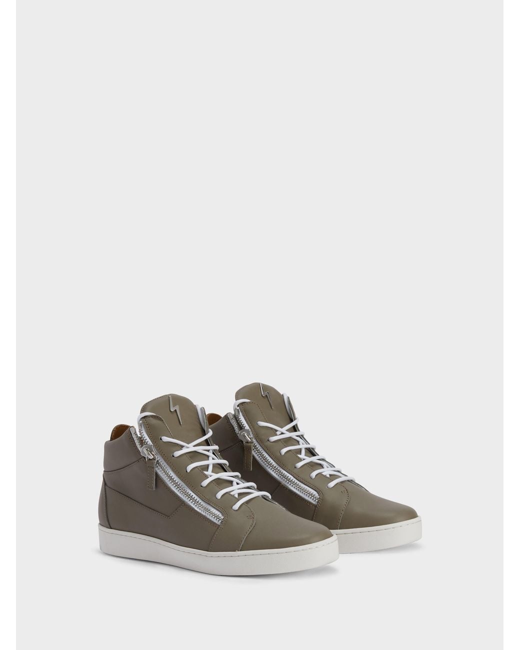 Giuseppe Zanotti White Kriss Mid Top for men