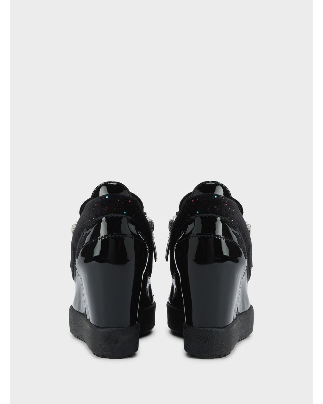 Giuseppe Zanotti Black Addy Wedge