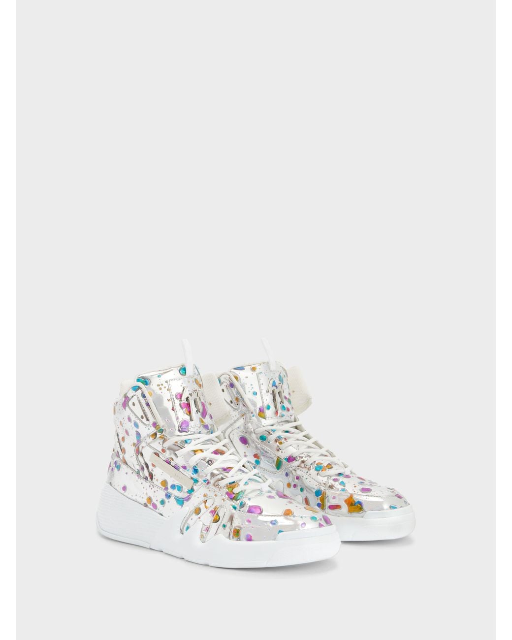 Giuseppe Zanotti White Talon High Top for men