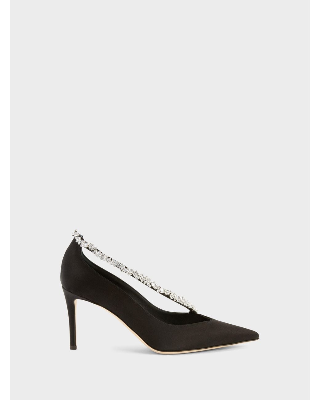 Giuseppe Zanotti White Filipa Crystal Pump 85
