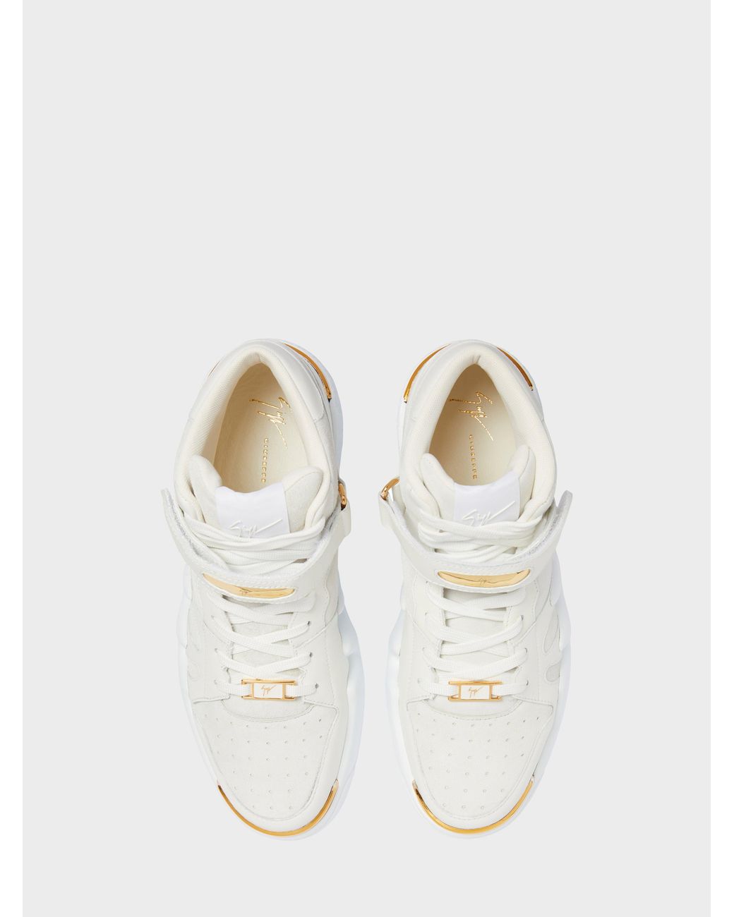 Giuseppe Zanotti White Talon Mid Top