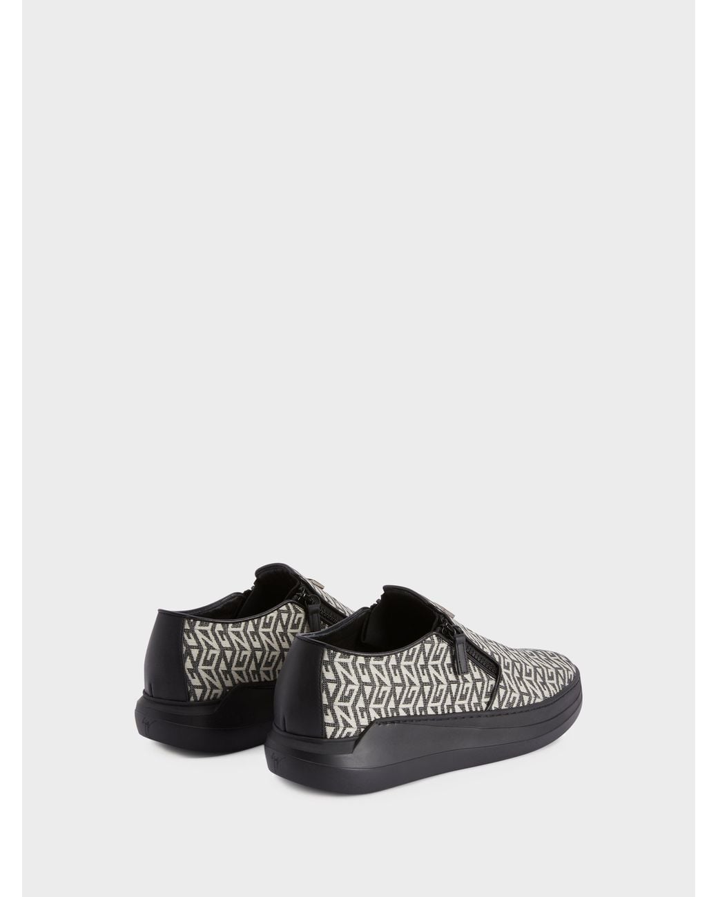 Giuseppe Zanotti White Conley Zip Loafer for men