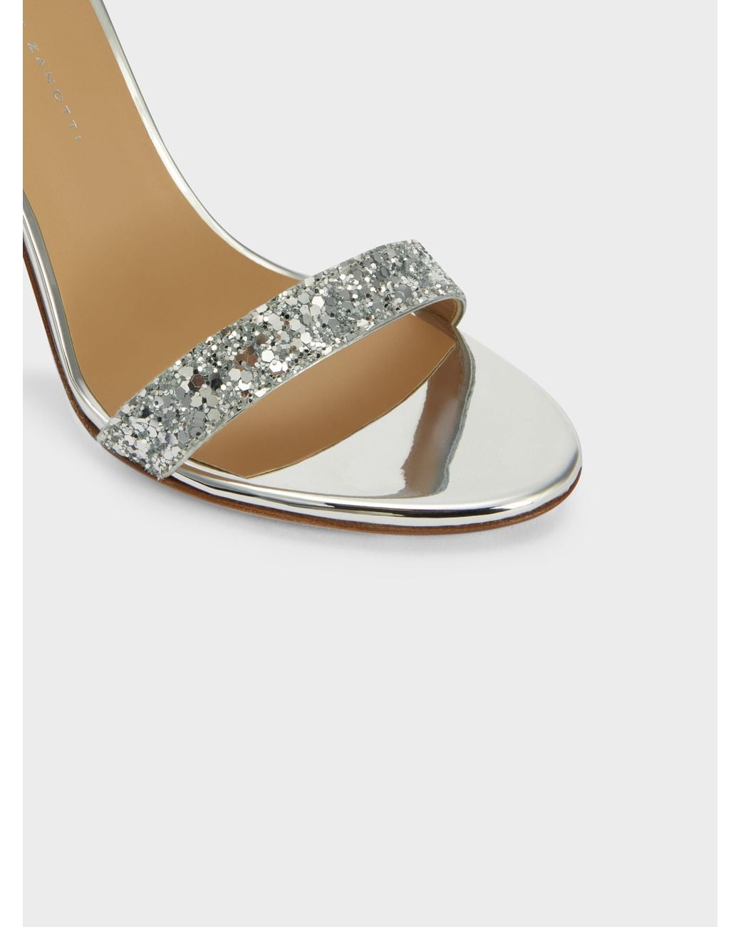 Giuseppe Zanotti Metallic Tara Glitter Sandals
