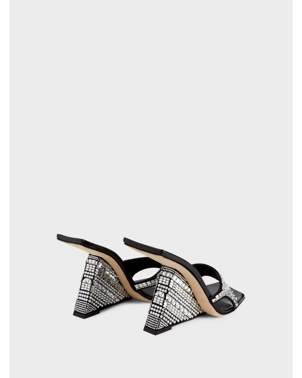 Giuseppe Zanotti White Akira Shine Wedge