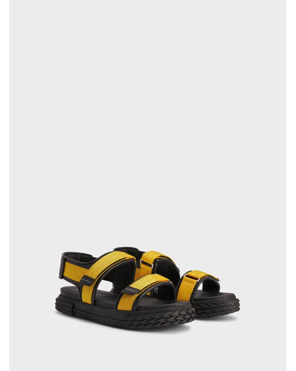 Giuseppe Zanotti White Blabber Gummy Sandal for men