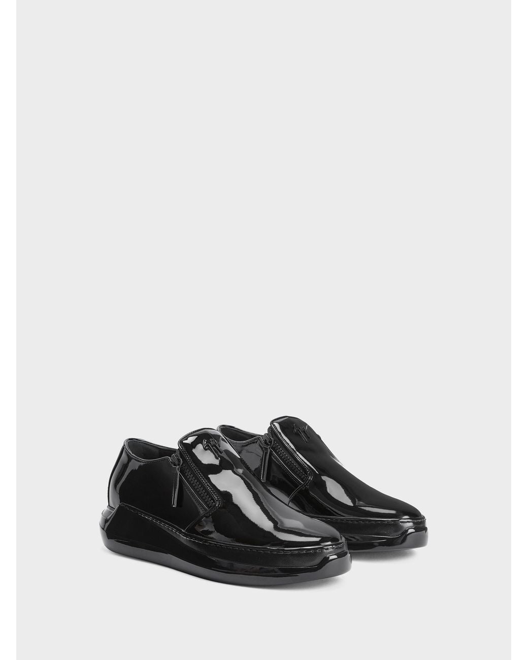 Giuseppe Zanotti White Conley Zip Loafer for men