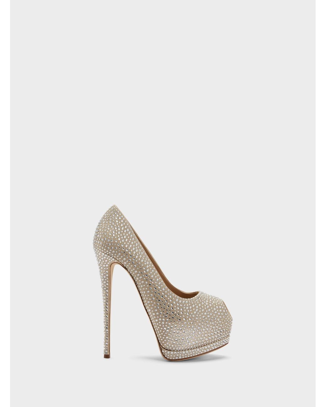 Giuseppe Zanotti White Sharon Open Toe
