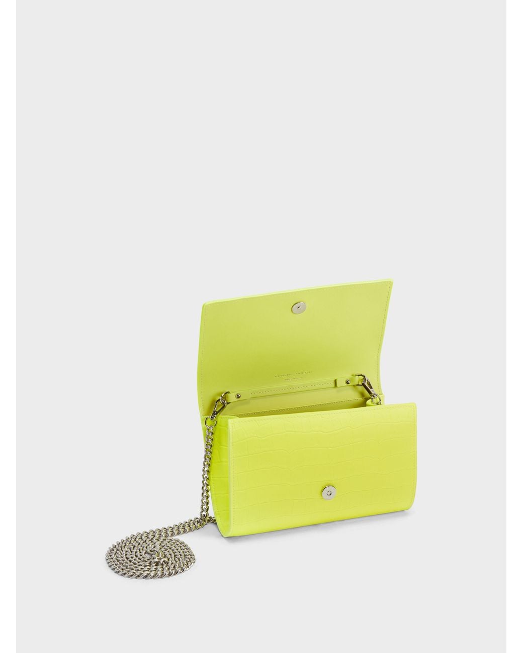 Giuseppe Zanotti Yellow Wendy Clutch