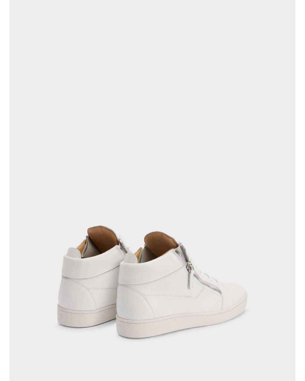 Giuseppe Zanotti White Kriss Mid Top for men