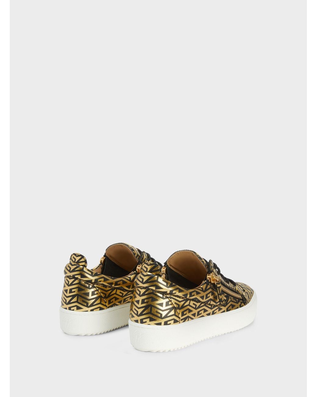 Giuseppe Zanotti Black Gail Monogram Low Top