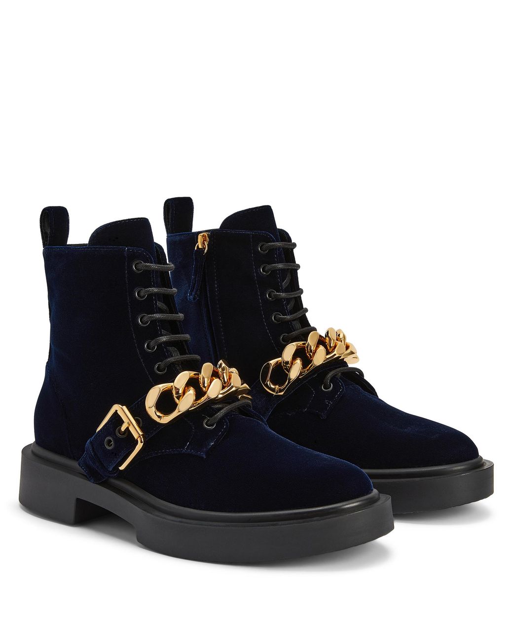 Giuseppe Zanotti Blue Adric Velvet for men