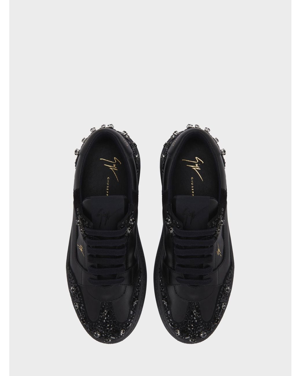 Giuseppe Zanotti Black Gz94 Low Top