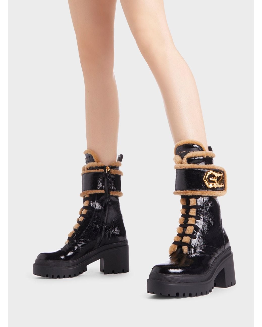 Giuseppe Zanotti White Gz Paloma Biker