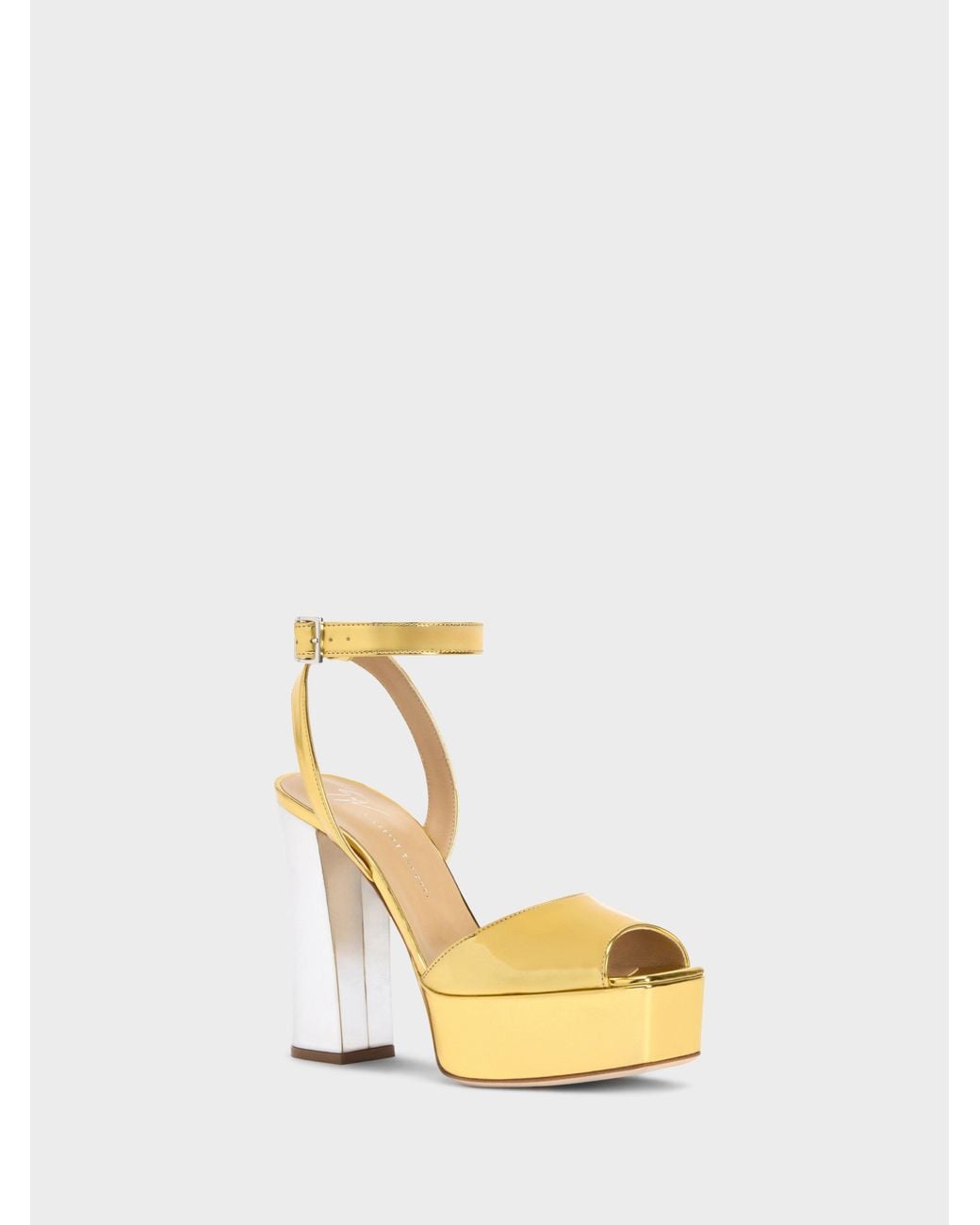 Giuseppe Zanotti White Isadhora Sandal 120