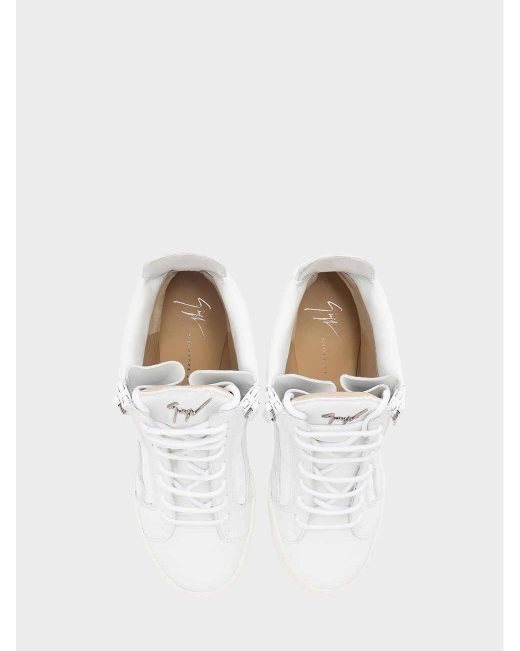 Giuseppe Zanotti White Addy Wedge
