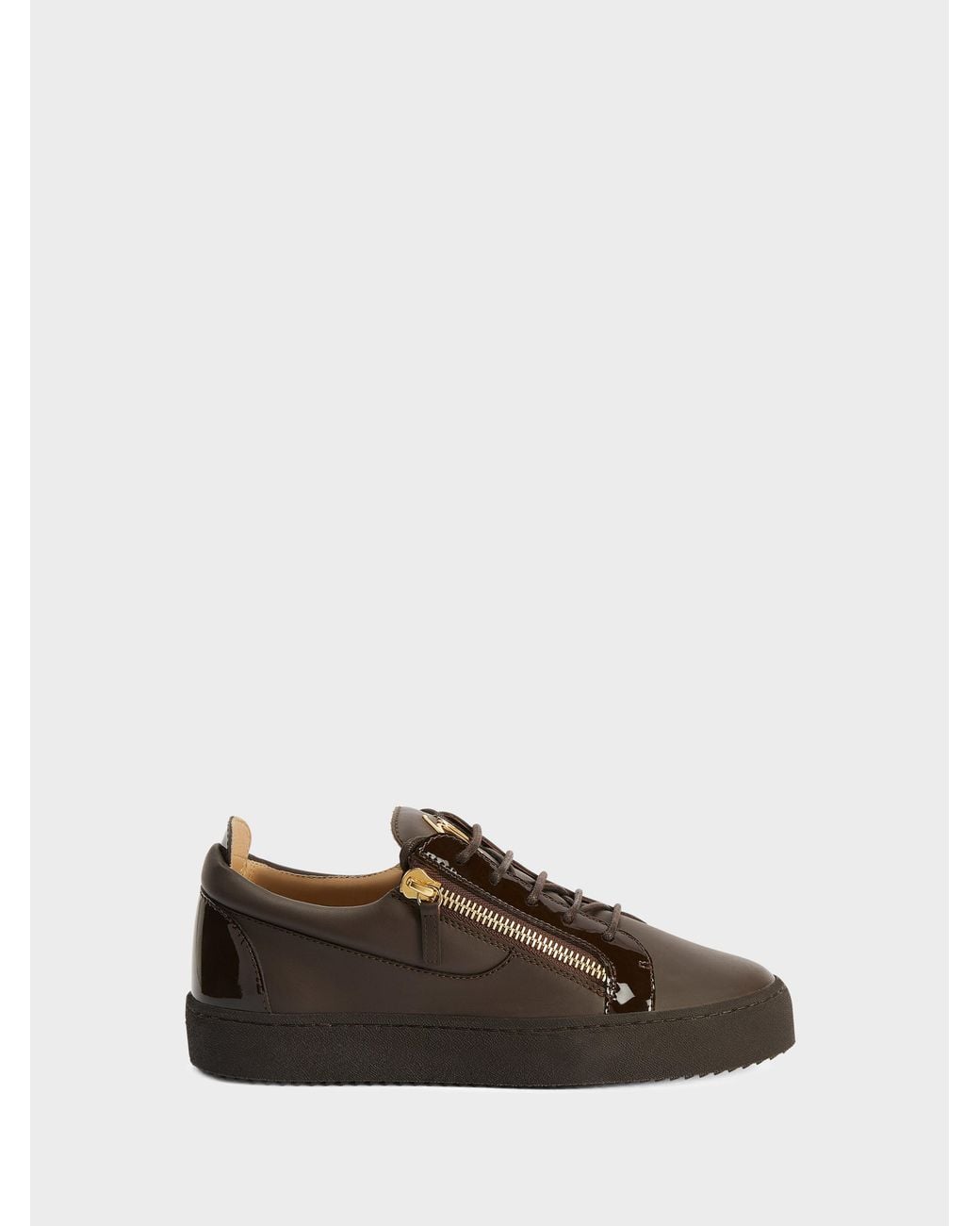 Giuseppe Zanotti Brown Frankie Low Top for men