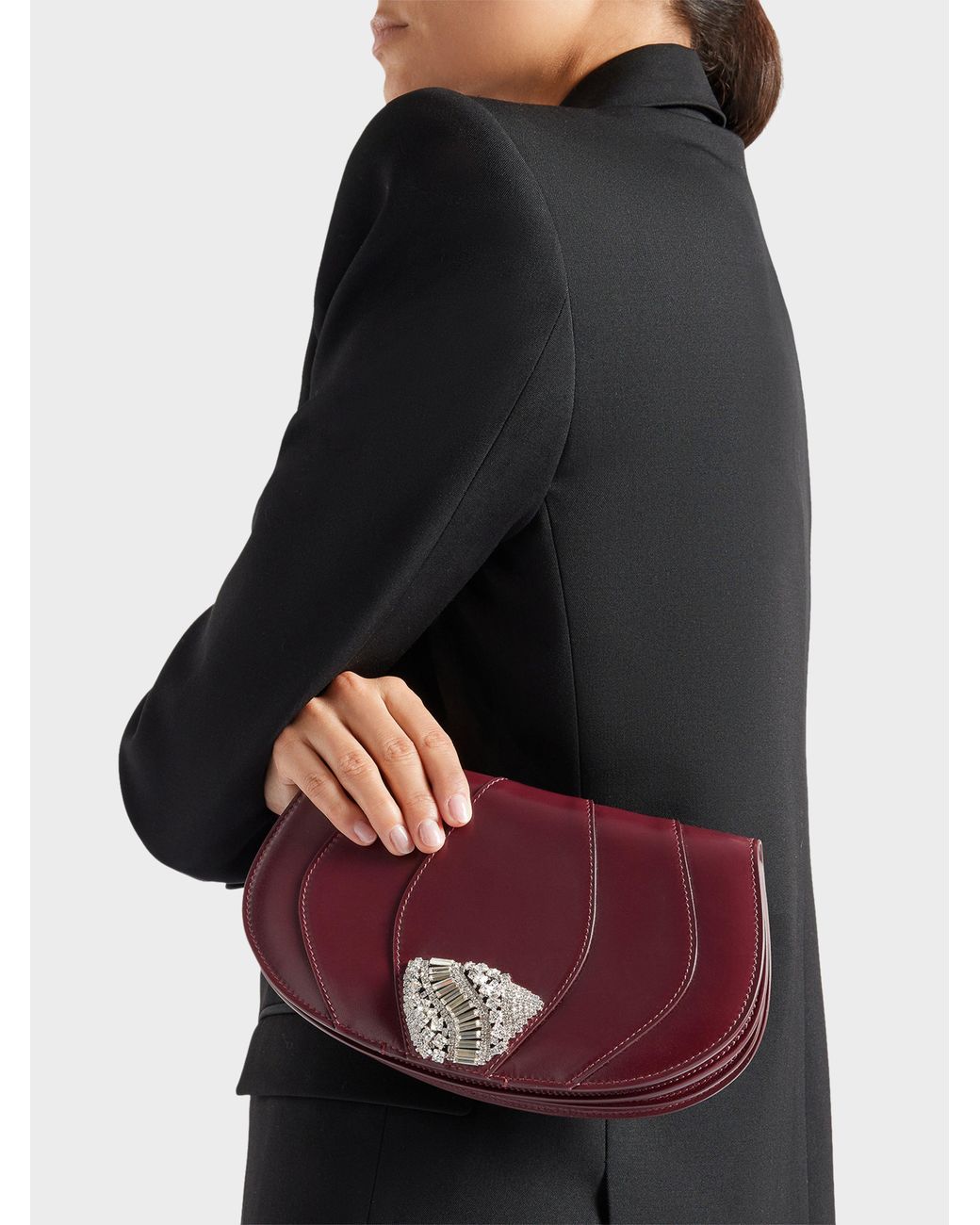 Giuseppe Zanotti Purple Orbits Bag Clutch