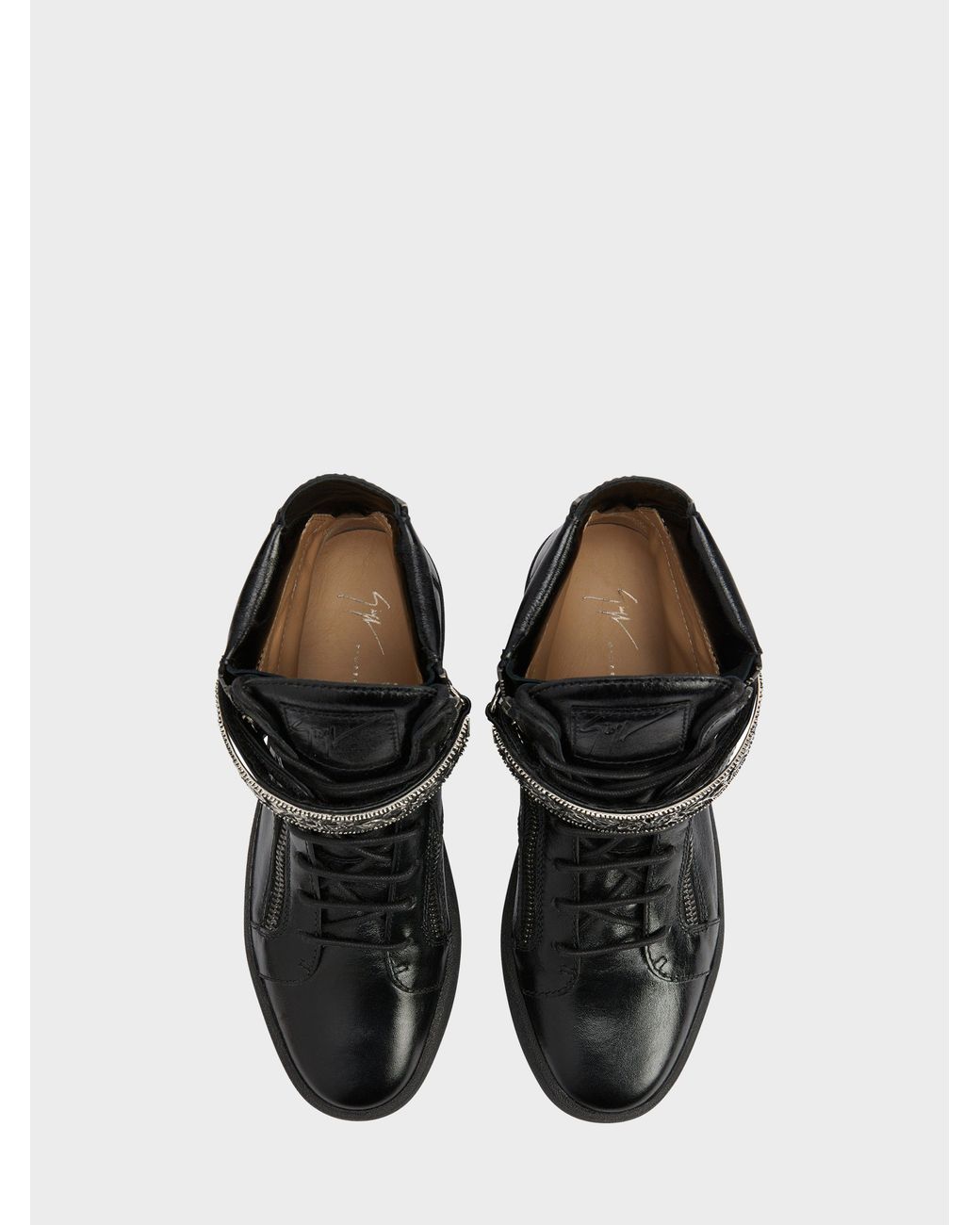 Giuseppe Zanotti Black Coby Deluxe High Top