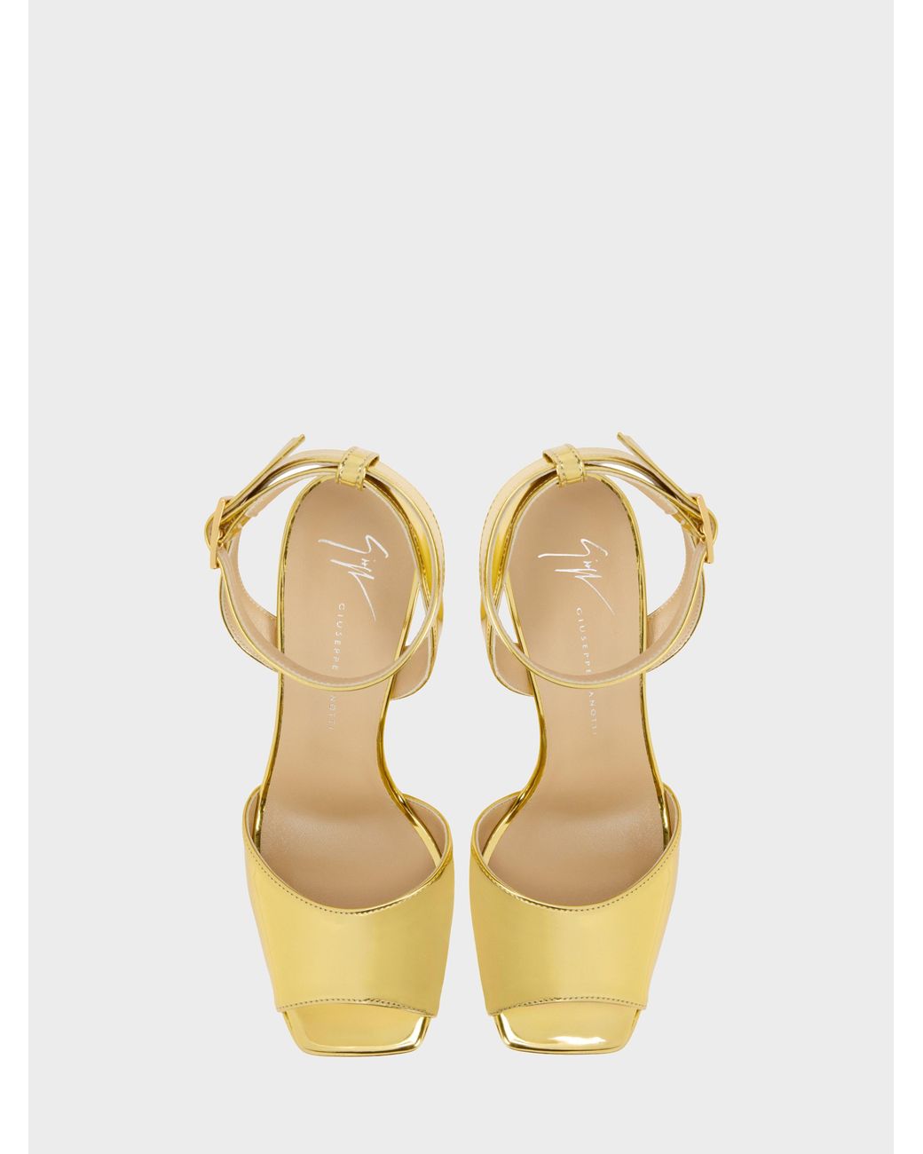 Giuseppe Zanotti White Isadhora Sandal 120