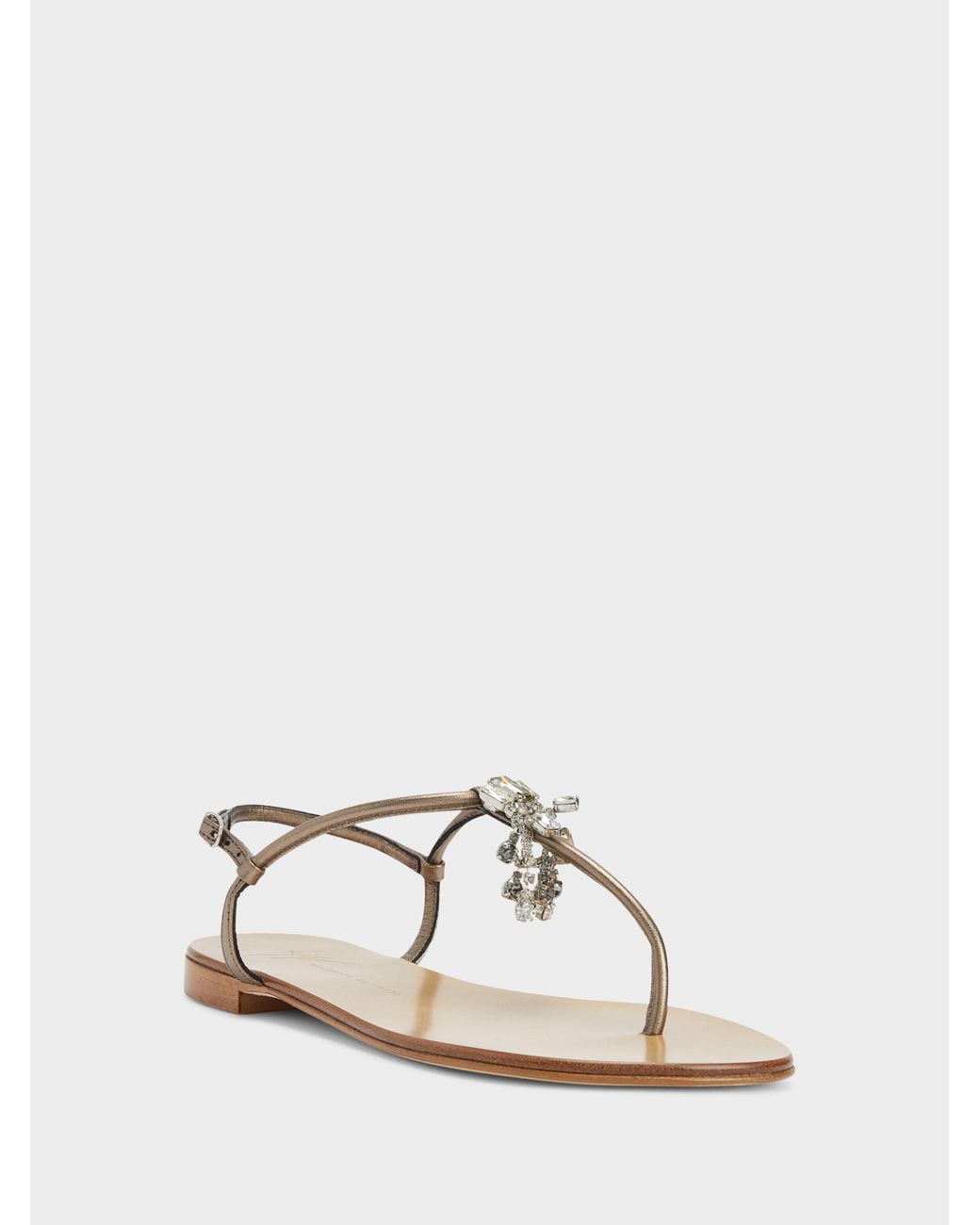 Giuseppe Zanotti Natural Glenda Flat