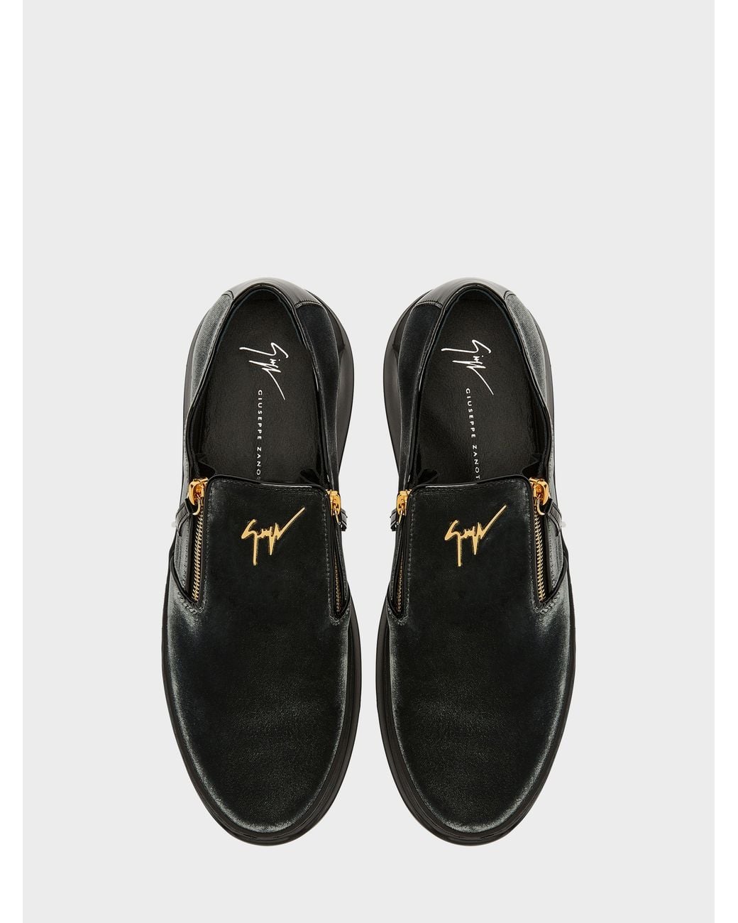 Giuseppe Zanotti White Conley Zip Loafer for men