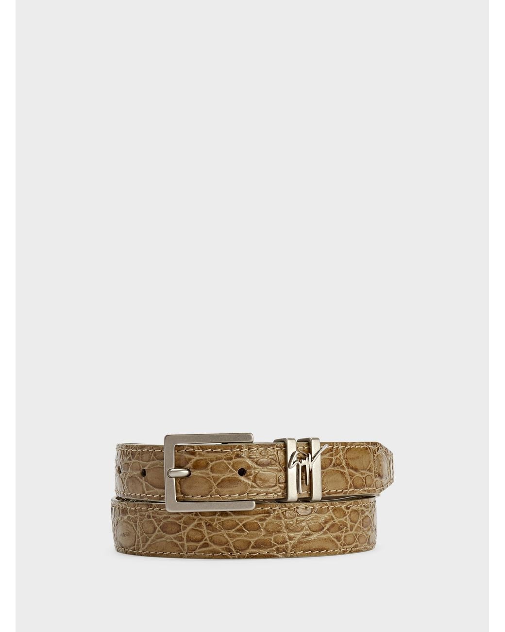 Giuseppe Zanotti Natural Teodore Belt for men