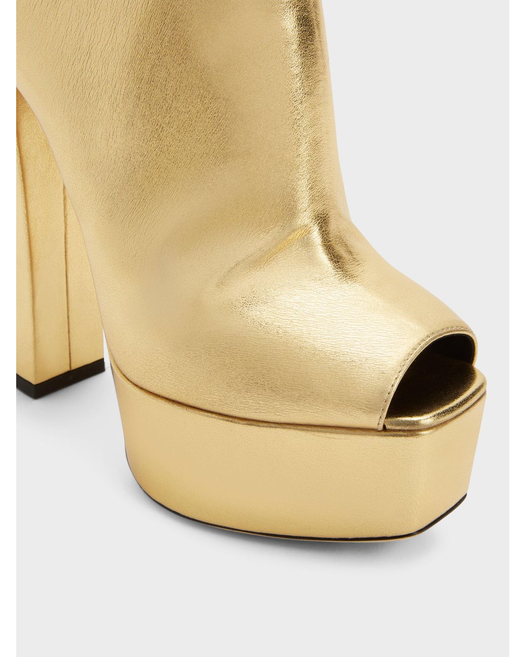 Giuseppe Zanotti Metallic Judith Open Toe