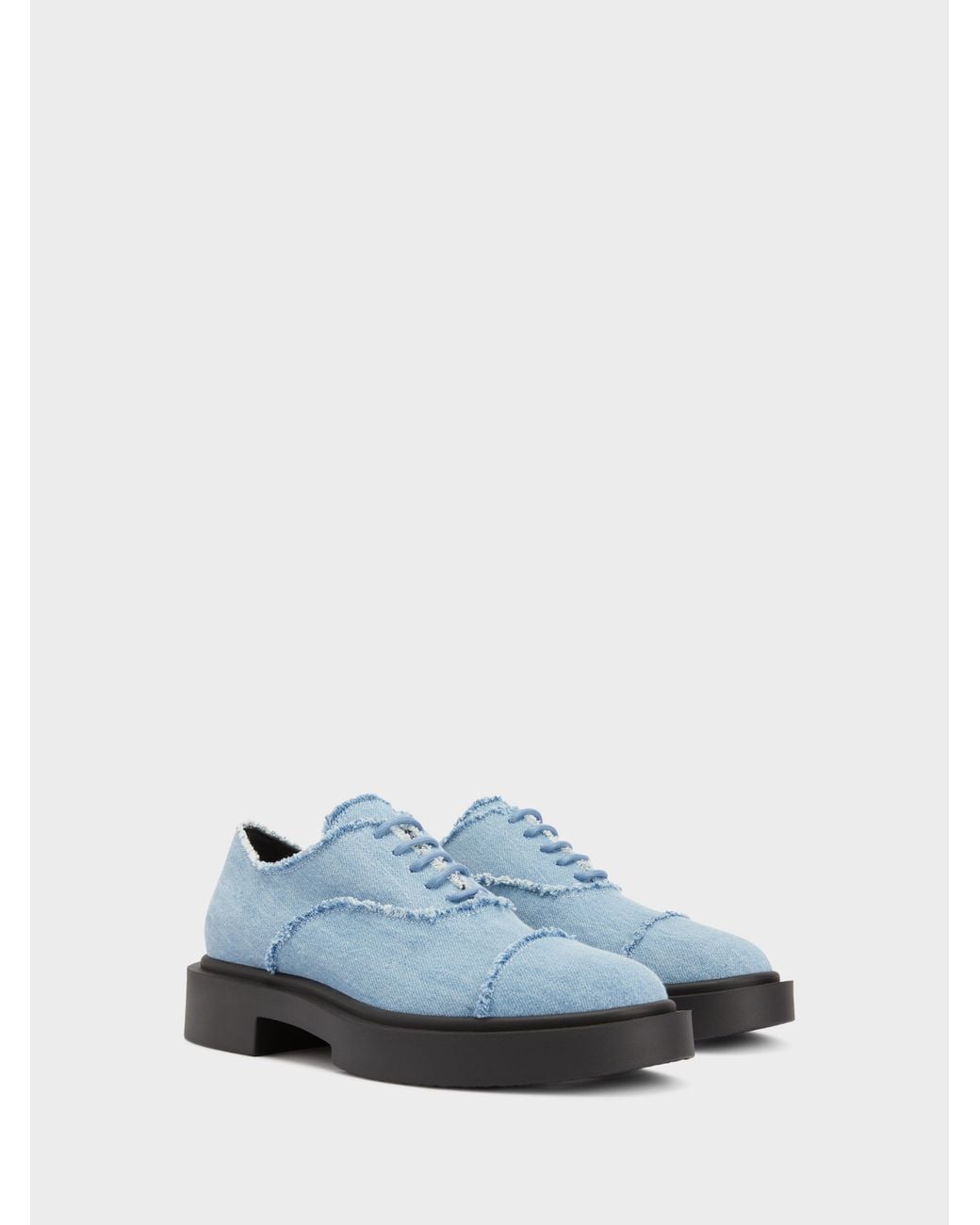 Giuseppe Zanotti Blue Adric Lace Up for men
