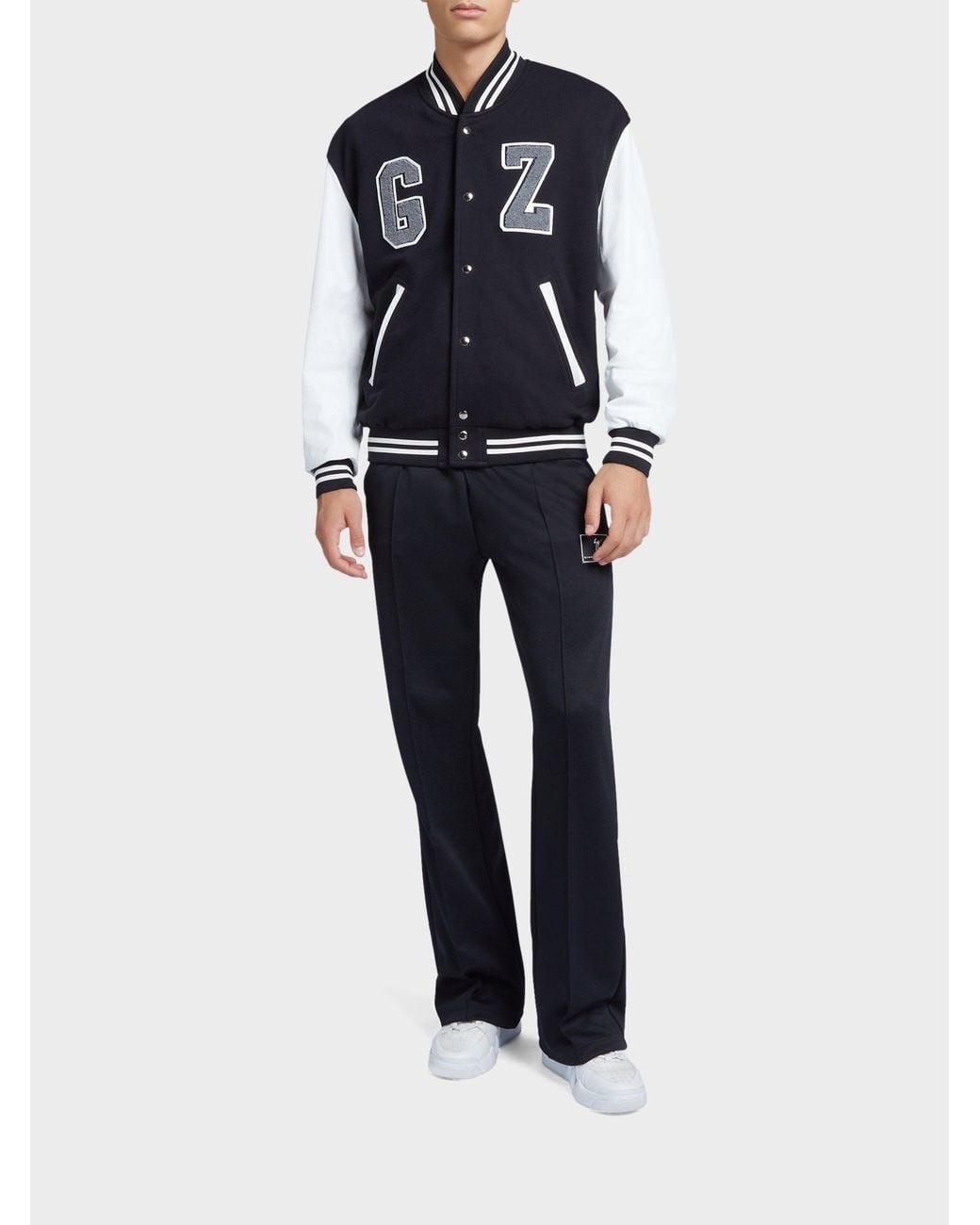 Giuseppe Zanotti Blue Lr-61 Bomber for men