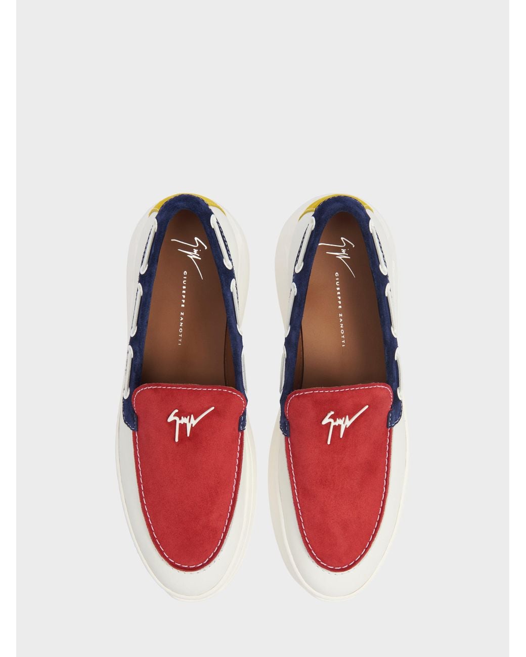 Conley String Loafer Giuseppe Zanotti pour homme en coloris White
